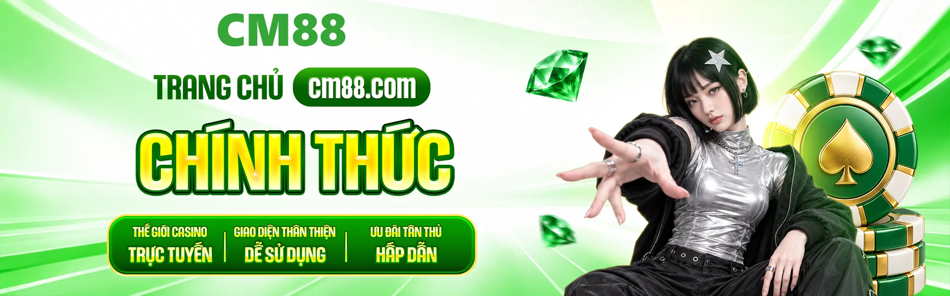 Casino, thể thao và nổ hũ tại CM88 được xây dựng đa dạng, tạo nên nhiều lựa chọn giải trí trực tuyến dành cho cộng đồng người chơi Việt.